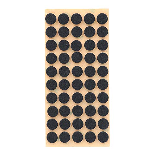 Furniture Felt Pads 3/8" (10mm) Diameter Round 3M Self Adhesive Protects Kitchen Cabinets, Drawers, Desks and Furniture Against Bumps and Scratches 100 Pack - Black - color: Black Felt 100 Pack