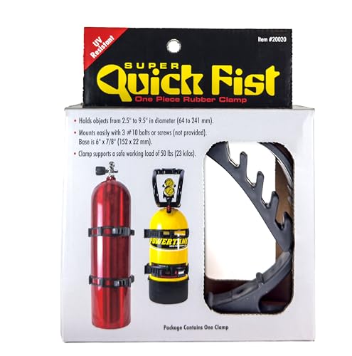 Super Quick Fist Clamp for mounting tools & equipment 2-1/2" - 9-1/2" diameter