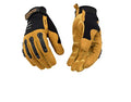 Kinco Work Glove, 2035 Foreman Synthetic Suede Leather Palm, Comfortable Polyester-Spandex, Durable, Safety Gloves, Farm, DIY, Landscaping, Ranch, Construction, Carpentry, Mechanics - Large