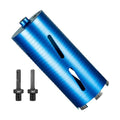 SALI Diamond Core Drill Bits 4 1/4" Diameter 10"/254mm Drilling Depth 5/8-11" Thread Core Bit Turbo Laser-Welded Segments for Cured Concrete with Brick, Block, Masonry with Two Adapters - size: 4 1/4 inch