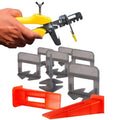 Tile Leveling System (3/16 Inch) – 400 Tile Spacers + 200 Reusable Wedges + 1 Tile Plier – Smooth & Seamless Floor & Wall Tile Installation – 5mm Ceramic & Stone Spacers - color: 400 Spacers + 200 Wedges + 1 Tile Plier