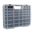 Stalwart - 75-ST6073 Portable Storage Case with Secure Locks and 55 Small Bin Compartments for Hardware, Screws, Bolts, Nuts, Nails, Beads, Jewelry and More by Black - size: 55 Bin