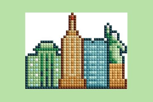 DIAMOND ART CLUB Mini Dazzles - Around the World Part 1 Diamond Art Kits - color: Around the World Part 1