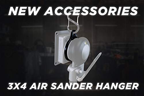 AirVANTAGE Pneumatic 3" x 4" Jitterbug Air Sheet Sander Accessory (Ring Hanger: 2 Piece Sets) - style: Ring Hanger