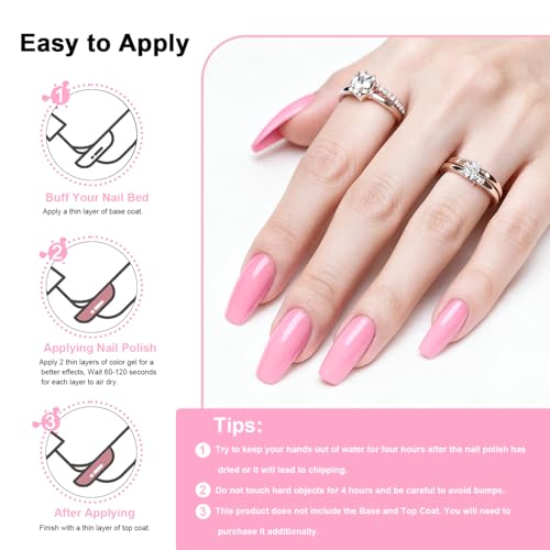 OpenLive 16.5ml Baby Pink Nail Polish Large Volume Quick Dry Nail Polish - color: Baby Pink