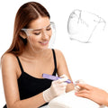 SAVILAND Anti Fog Clear Face Shield for Nail Drill Dust Splash Guard - size: 1 Count (Pack of 1)