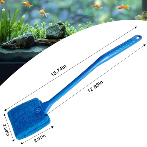 Promising Aquarium Cleaning Brush, Double Sided Sponge Fish Tank Scrubber