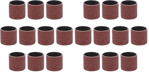 uxcell 1 Inch x 1 Inch Sanding Sleeves 80 Grits Sandpapers Band Drums 10 Pcs (Pack of 2) - size: 1 inch (Pack of 2)