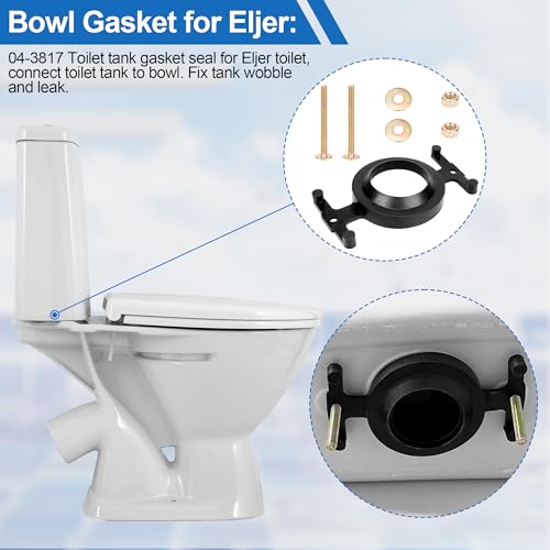 04-3817 Toilet Tank to Bowl Bolt Set Compatible with Eljer Toilet