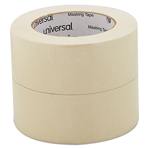 Universal 51302 General Purpose Masking Tape, 48mm x 54.8m, 3-Inch Core, 2/Pack