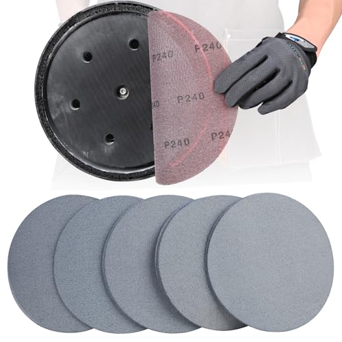 25 Pcs 9 Inch Ceramic Mesh Sanding Disc for Drywall Sander 240 Grit - style: 240Grit