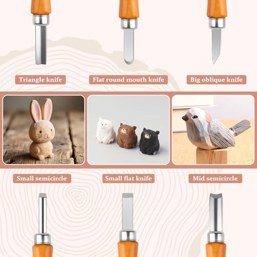 26 in 1 Wood Carving Tools Kit for Beginners