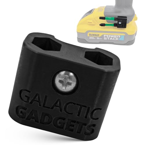 Magnetic Bit Holder for DEWALT 20V Drill, Galactic Gadgets (Black) - color: Black, 1 Pack