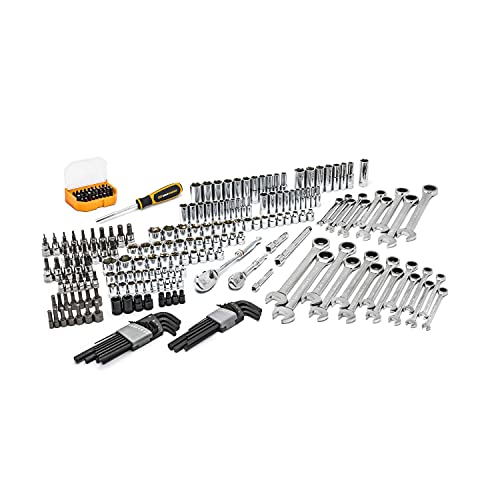 GEARWRENCH Mechanics Tool Set in 3 Drawer Storage Box, 232 Piece - size: 232 Pc