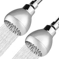 2 Pack High Pressure Shower Head - Powerful Bathroom Pressure Boosting Showerhead - Perfect Universal Replacement for Rain Shower Heads(Chrome) - color: 2 Pack Chrome