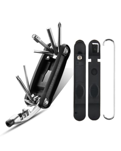 ROCKBROS 12-in-1 Bike Multitools - Portable Compact Bicycle Multitool Cycling Tool Kit With Allen Wrench, Screwdriver,Chain Breaker-1 Pack - style: 12 in 1 Tools-1 Pack