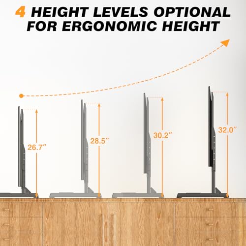 Universal TV Stand Legs Mount for 24-80 inch TVs - size: 24-80 inch