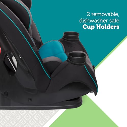 Safety 1st Grow and Go All-in-One Convertible Car Seat, Rear Facing, 5-40 lbs, Forward Facing (30–65 lbs), High Back Booster Seat 40-100 pounds, Green Gables - color: Green Gables, style: Original