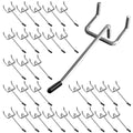 JEAWIWI 30 Pcs, Metal Pegboard Hooks, 4 Inch, Fit 1/8 in Pegboard - size: 4in 30pcs