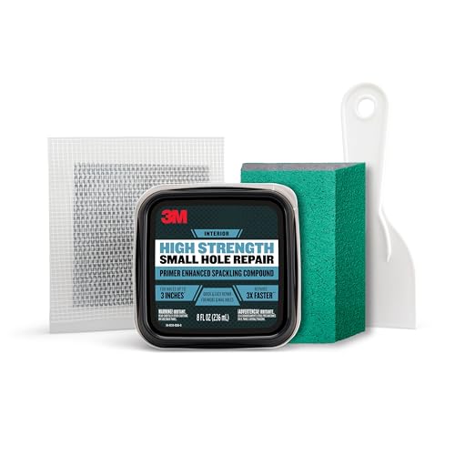 3M High Strength Small Hole Repair Kit - size: 4 Piece Set