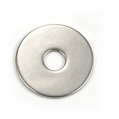 ZQZ 1/4 x 1 Stainless Steel Flat Washers, 116PCS Fender Washer 1" OD - size: S-1/4" x 1"-116 Pieces