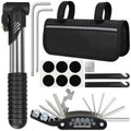 Bike Repair Kit, Bike Bag With Tire Pump, Bike Multitool, Allen Wrenches - size: Bike Tube Bag Set