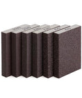 Bates- Sanding Sponge, 6 pcs, 60/120/220 Grit Assortment, Sandpaper Block, Sanding Blocks for Wood, Drywall Sanding Sponge for Wood, Sanding Blocks Drywall, Sandpaper for Drywall Sanding Block - size: 6 Pack, 60/120/220 Grit