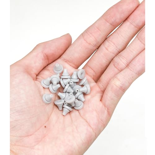 100pcs Shower Head Nozzles Replacement,Wash Water Outlet Granules Repair Parts Kit,Silicone Shower Head Spray Hole,Nozzle Universal Sprinkler Spout Round,Stainless Steel Rain Shower Head,Repair Part