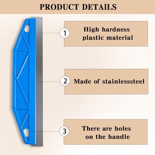 Painter's Trim Guard 12 Inch Paint Shield for Trim, 2 Pcs Painting Edger Tool for Walls, Professional Paint Cutting Edge Tool for Precise Trimming(Yellow+Blue)