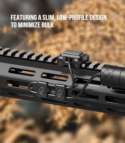 Cable Management Kit Compatible with M-LOK & Picatinny Rails, Cable Clips