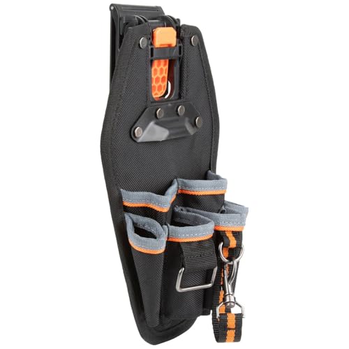 Klein Tools MODbox Tool Pouch, Electrician Bag, Quickly Attach and Release from Tool Belts and MODBox Rail System - size: 6-Pocket, style: 6-Pocket Pouch