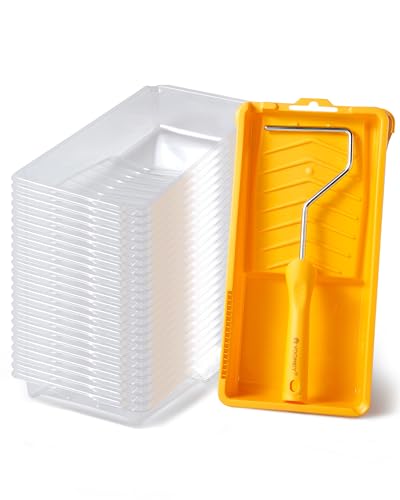 Voomey 4 Inch Paint Roller Tray Set
