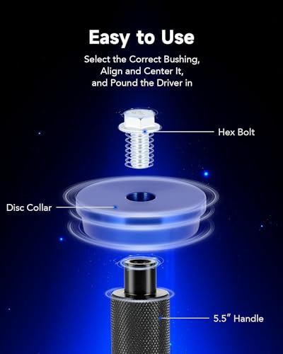 OMT Bearing Press Kit, 10pc Bearing Race and Seal Driver Set - style: Large