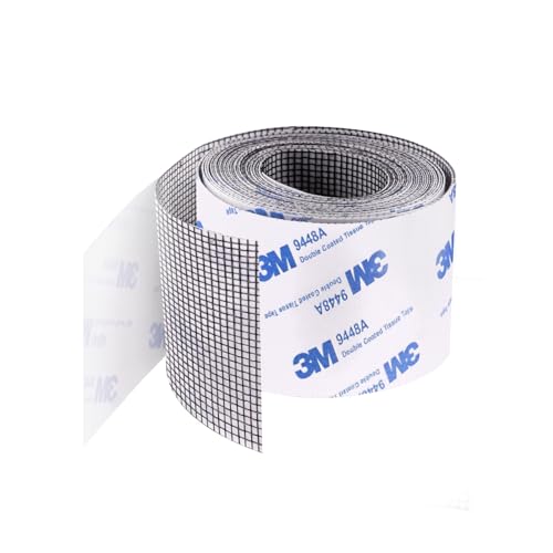 Window Screen Repair Tape, Made of 3M Tape, Screen Repair Kit for Small Holes and Tears of Windows, Doors, Mosquito Net, Strong Adhesive Patch Kit Fiberglass Mesh Tape (Normal) - style: Normal