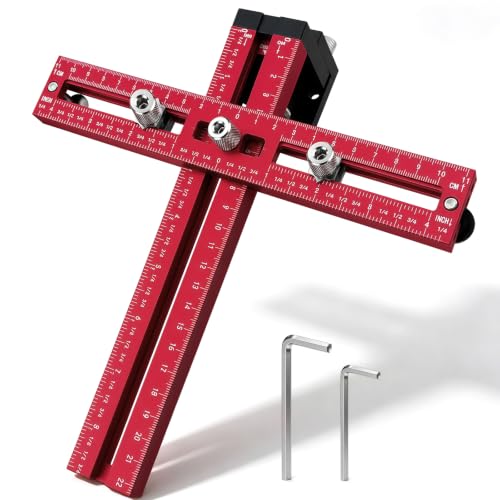 Cabinet Hardware Jig, Adjustable Cabinet Handle Jig Drill Guide Template for Knobs & Handles, Precision Hole Locator Tool for DIY Cabinet Installation, Fits 2.5" to 7.5" Spacing