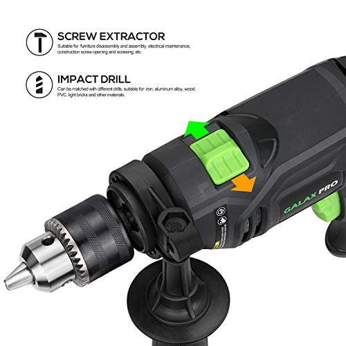 GALAX PRO 5Amp 1/2-inch Hammer Drill with 105pcs Accessories - style: Hammerdrill with 105pcs Accessories