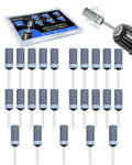 2000 Grit Sanding Drums for Dremel Rotary Tools Accessories, 25PCS Sanding Bits Kit for Dremel Sanding Bands with 1/8 inch Shank, Sandpaper Sticks Set for Plastic Wood Metal Grinding Polishing - style: 2000 Grit 25PCS