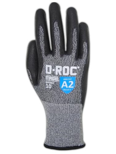 Magid GPD252 A2 Cut Gloves, Polyurethane Palm, 36 Pairs, Size 5/2XS - size: 5/XXS, style: 36 Pair