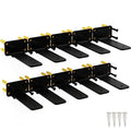 6 Inch Shelf Brackets, 10 Pack Floating Shelf Bracket, 1/5" Thick - size: 6 Inch, style: 10 Pack