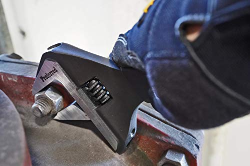 Plumbing Adjustable Wrench, Black Phosphate Finish, 4 Available Size Options 6-inch, 8-inch, 10-inch, 12-inch - T08004 - size: 12-Inch
