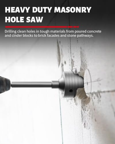 DAYDOOR 4-5/16" (110mm) Concrete Hole Saw with SDS Plus Shank - size: 4-5/16"