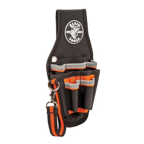 Klein Tools 5240 Tool Pouch, Tradesman Pro Maintenance Tool Pouch with 9 Pockets, Tape Thong, 2-Inch Tunnel Loop, Great Electrician Holster - style: Small Pouch