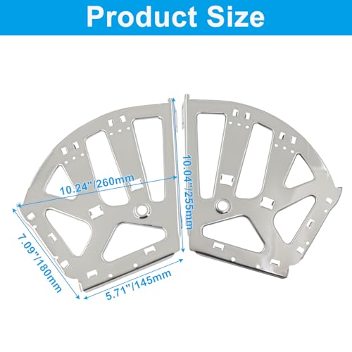 Bivethoi 4 Pcs Shoes Drawer Cabinet Hinges, 3 Layers, Silver - size: 3 Layers(Silver)