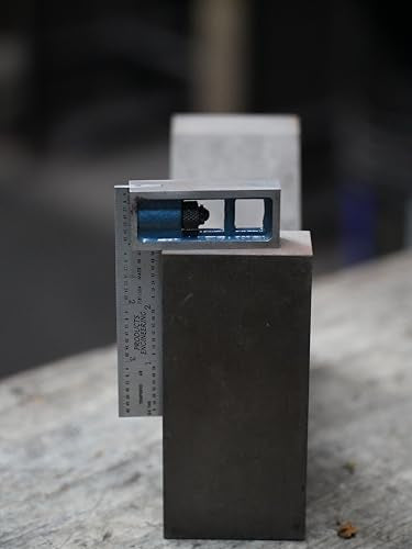 PEC Tools Double Square, 4" Machinist Blade, Made in USA - color: Graduation: 4R (8ths/16ths/32nds/64ths), size: 4"