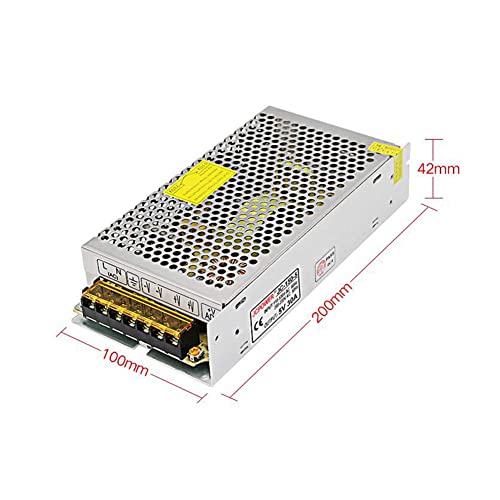 5V 30A Power Supply,150W Universal Regulated Switching Power Converter Adapter Transformer for LED Strip Light,Probe Signal Lamp,CCTV, Radio, Computer Project - color: 5V 30A 150W