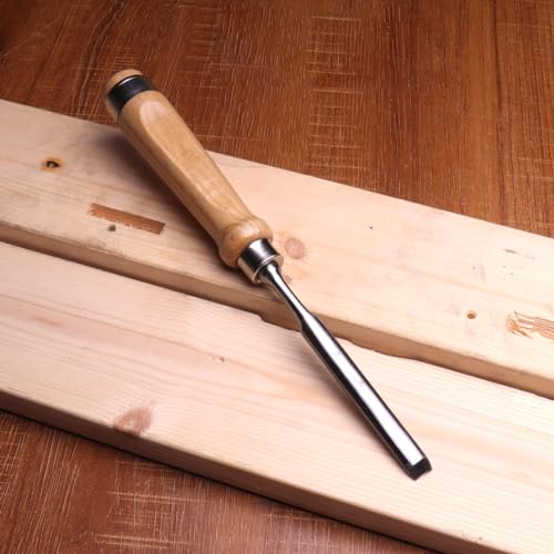 Atoplee Wood Carving Gouge Chrome Vanadium Steel Semi-Circular Carpenter Woodworking Chisel (12mm(1/2")) - size: Semi-Circular-12mm(1/2")
