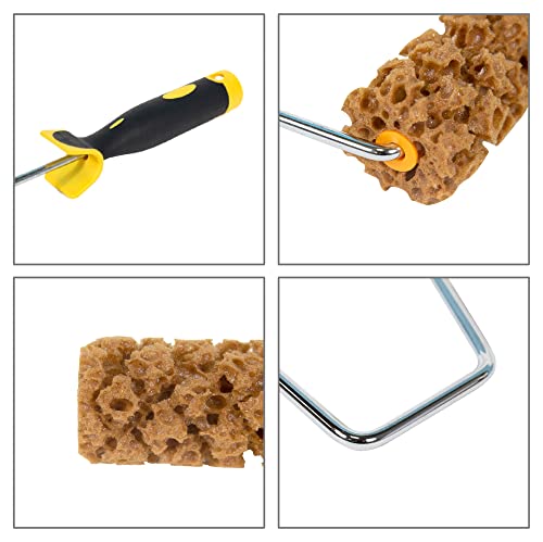 Hanroy 6" Sea Sponge Roller - Texture Paint for Walls, Faux Finish - color: M60