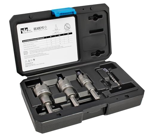Ideal Electrical Deadeye Carbide Hole Cutter Kit, 36-811, 4-Pc - size: 4 pc Kit
