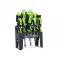21PC Screwdriver and Bit Set, Plastic Storage Rack
