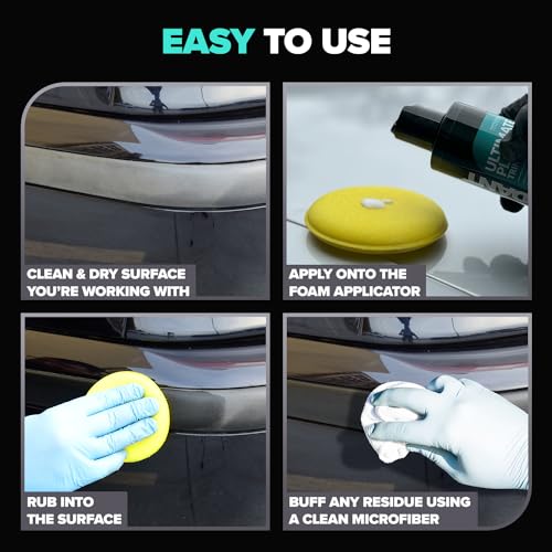 Carfidant Ultimate Clean & Protect Kit – 11-Piece Complete Car Detailing Bundle – Tire Shine, Ceramic Silk, Scratch & Swirl Remover, Plastic & Trim Restorer, Rim Reactor, Iron Remover - style: 11-Piece Detailing Bundle